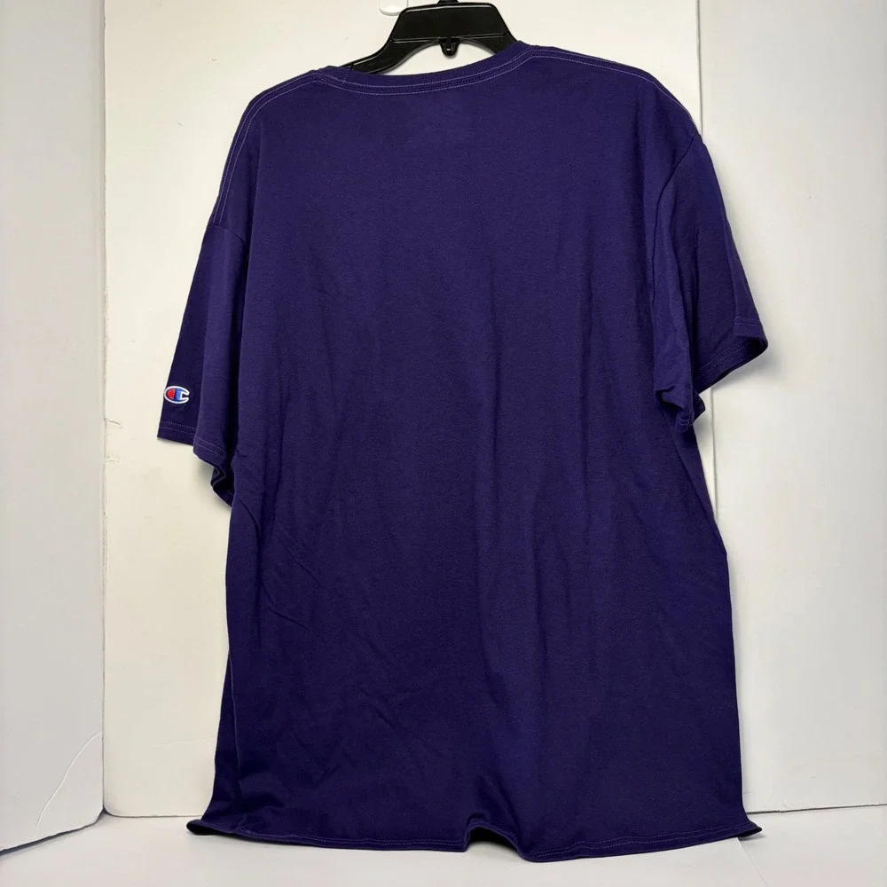 Champion Northwestern Dad T-Shirt Mens XL Purple NCAA Wildcats CT11000680 NEW - Picture 2 of 8
